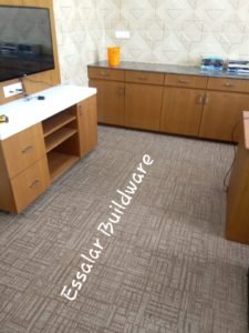 image of office with carpets installed