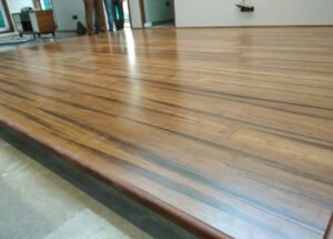 image of wooden flooring with black texture